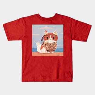 Pirate Cat Kids T-Shirt